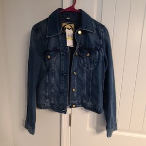 Michael Kors medium wash denim jacket